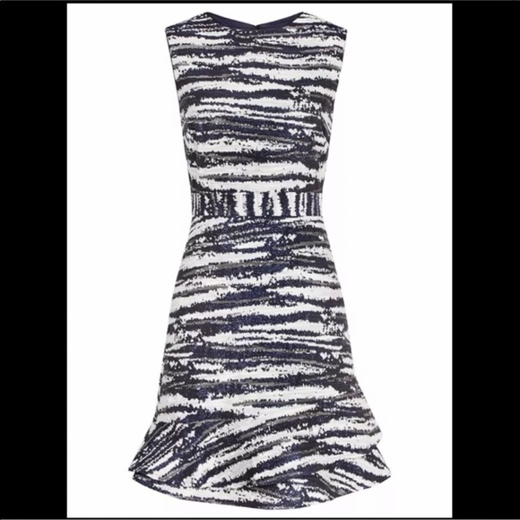 REISS Crystal Mini Dress - Picture 2 of 11